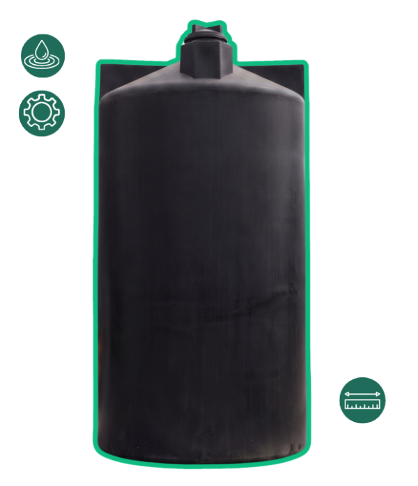Tanque 20000 L - 3 Tanque Vertical